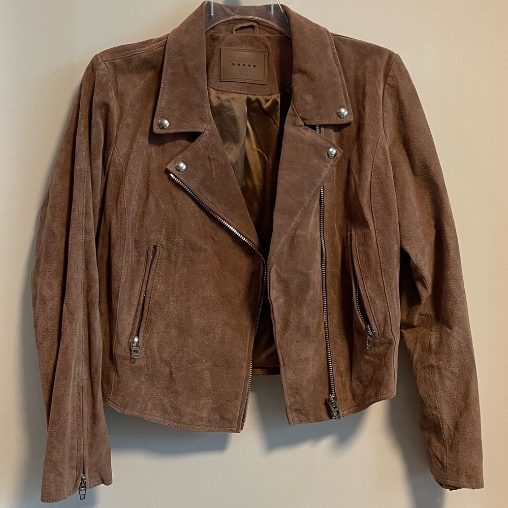 Blank NYC Suede Moto Jacket